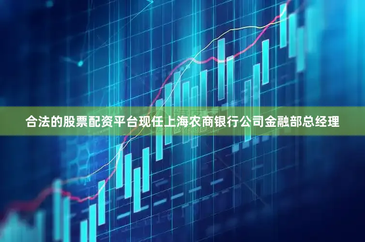 合法的股票配资平台现任上海农商银行公司金融部总经理